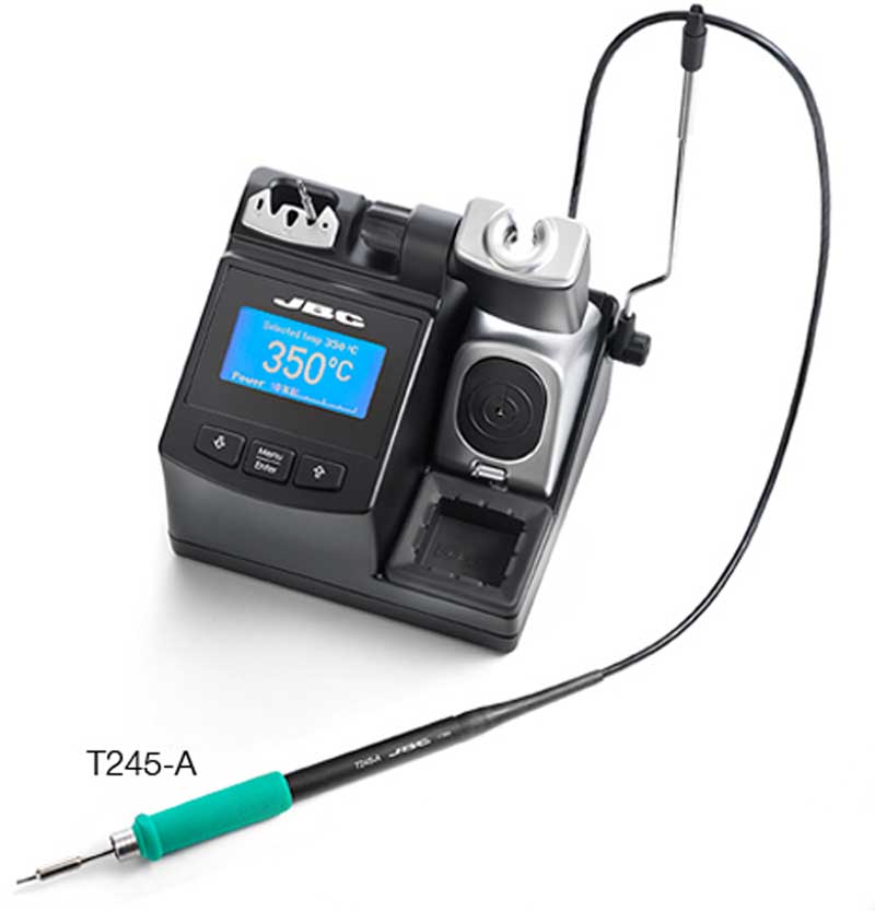 JBC Soldering Tools - CD-B is the ideal #solderingstation for general  #electronicapplications with a T245 Handle.⁠ ⁠ ➡️ It provides the best # soldering quality thanks to JBC Most Efficient Soldering System and